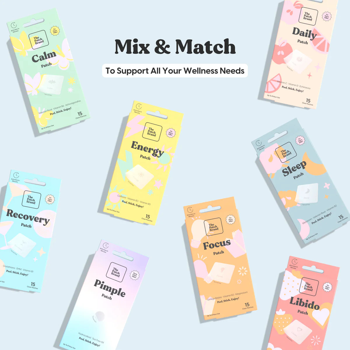Vitamin-Infused Wellness Patches